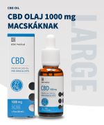  CBD Olaj kutya, macska 1000 mg